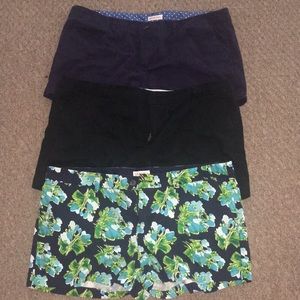 Lot of 4 pairs of barely worn Merona shorts.
